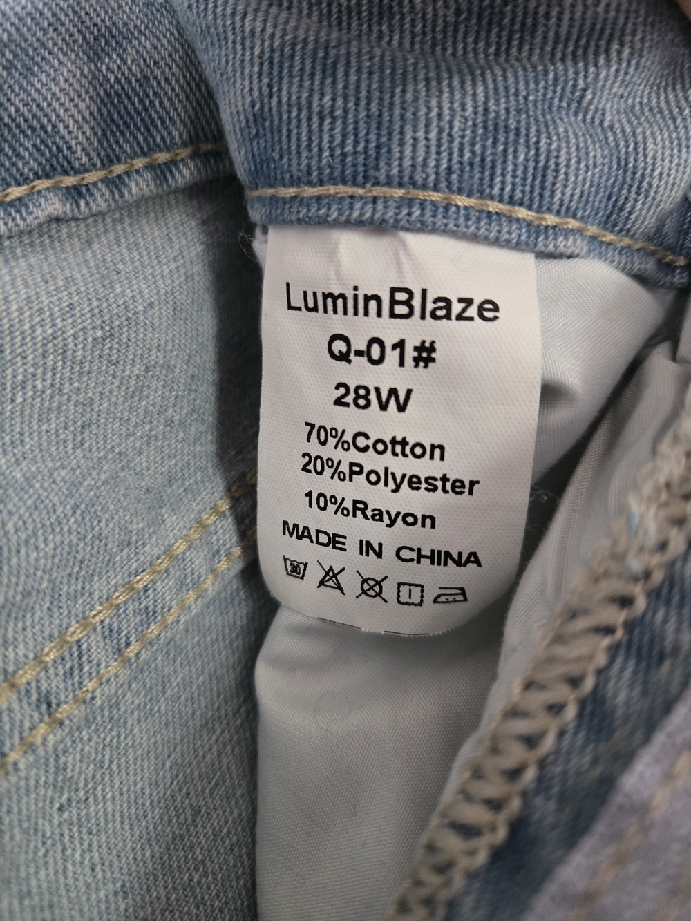 Light Blue Denim Women’s Jorts - Picture 2 of 3